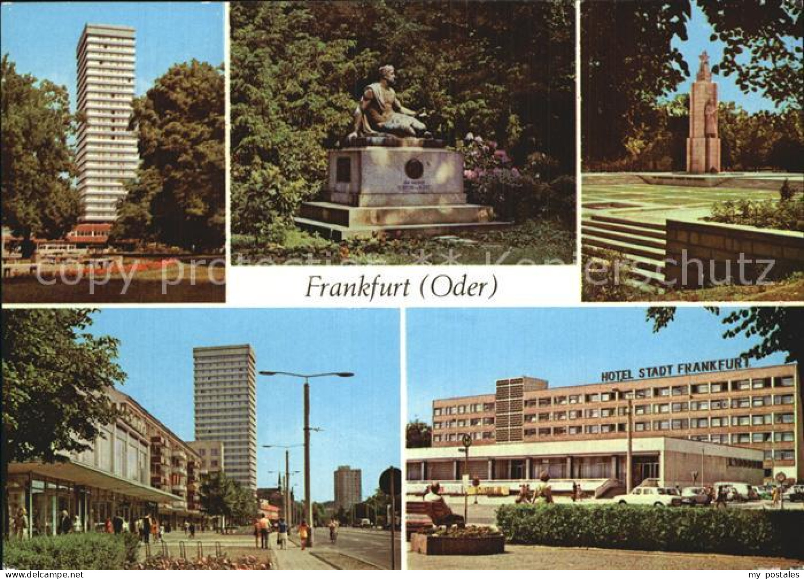 72545180 Frankfurt Oder Hochhaus Platz Der Republik Hotel Stadt Frankfurt Heinri - Frankfurt A. D. Oder