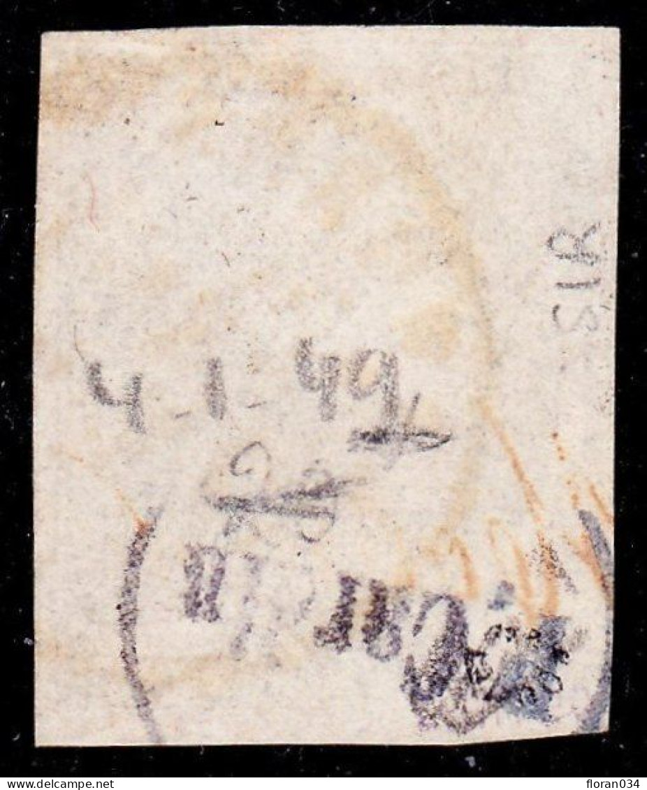 France N° 3 Obl. Petit Càd T15 4 JANV 49 - Signé Calves - TB Qualité - 1849-1850 Ceres