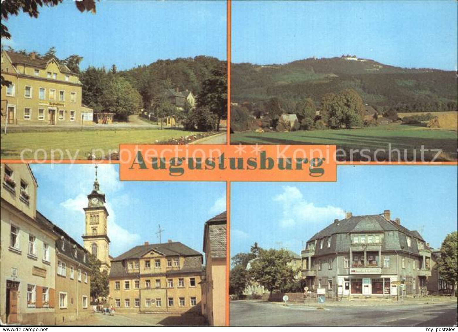 72545146 Augustusburg Kommissionsgaststaette Zum Schlossberg Markt  Augustusburg - Augustusburg