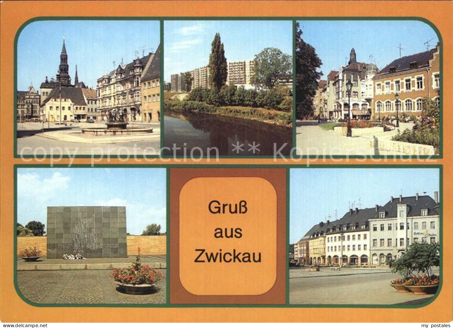 72545144 Zwickau Sachsen Hauptmarkt Wilhelm Pieck Strasse Mahnmal Zwickau - Zwickau