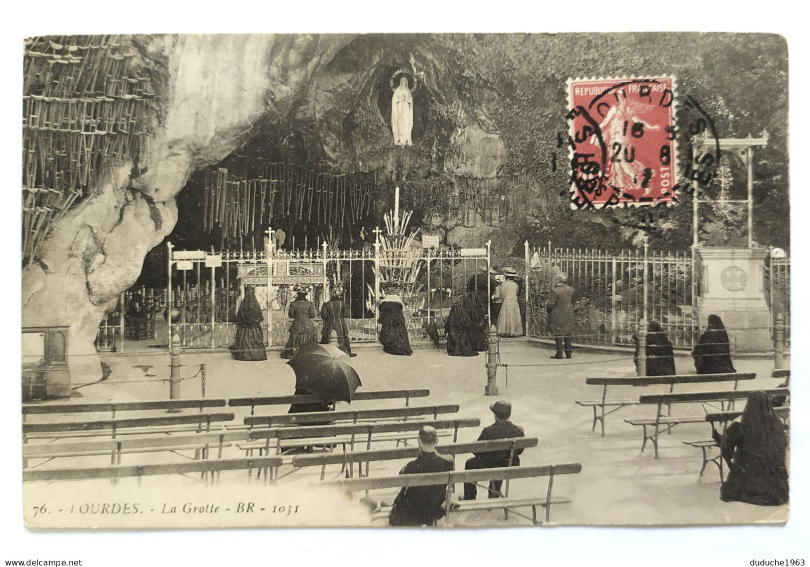 CPA - 65.Lourdes. La Grotte - Lourdes