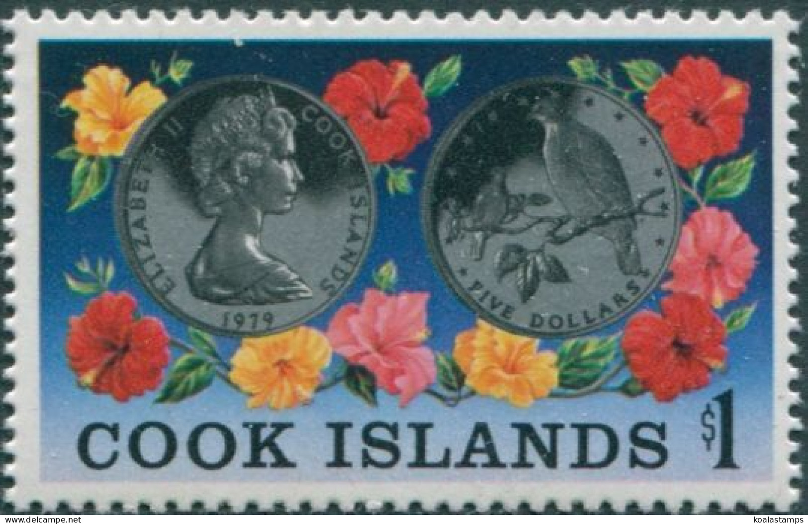 Cook Islands 1979 SG658 $1 National Wildlife And Conservation MNH - Cook