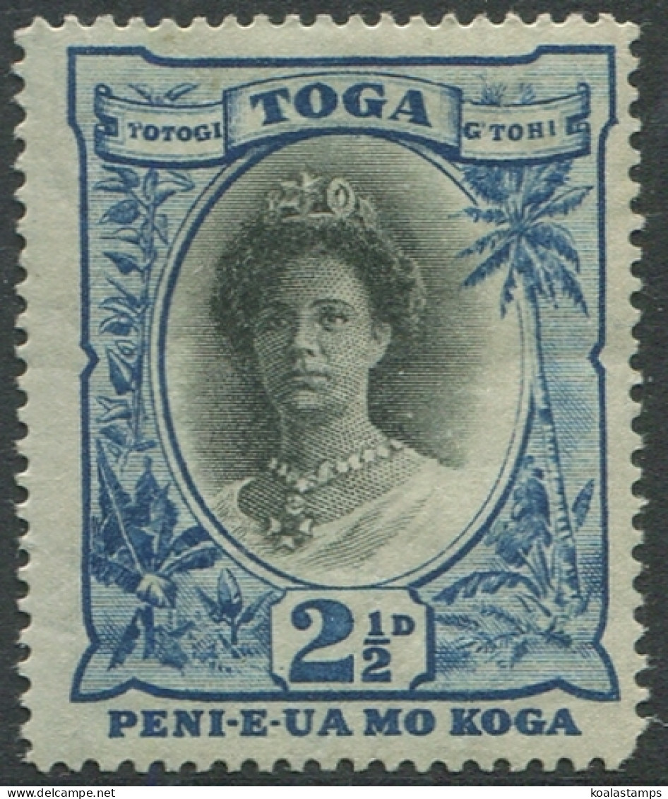 Tonga 1921 SG58 2½d Queen Salote #1 MLH - Tonga (1970-...)