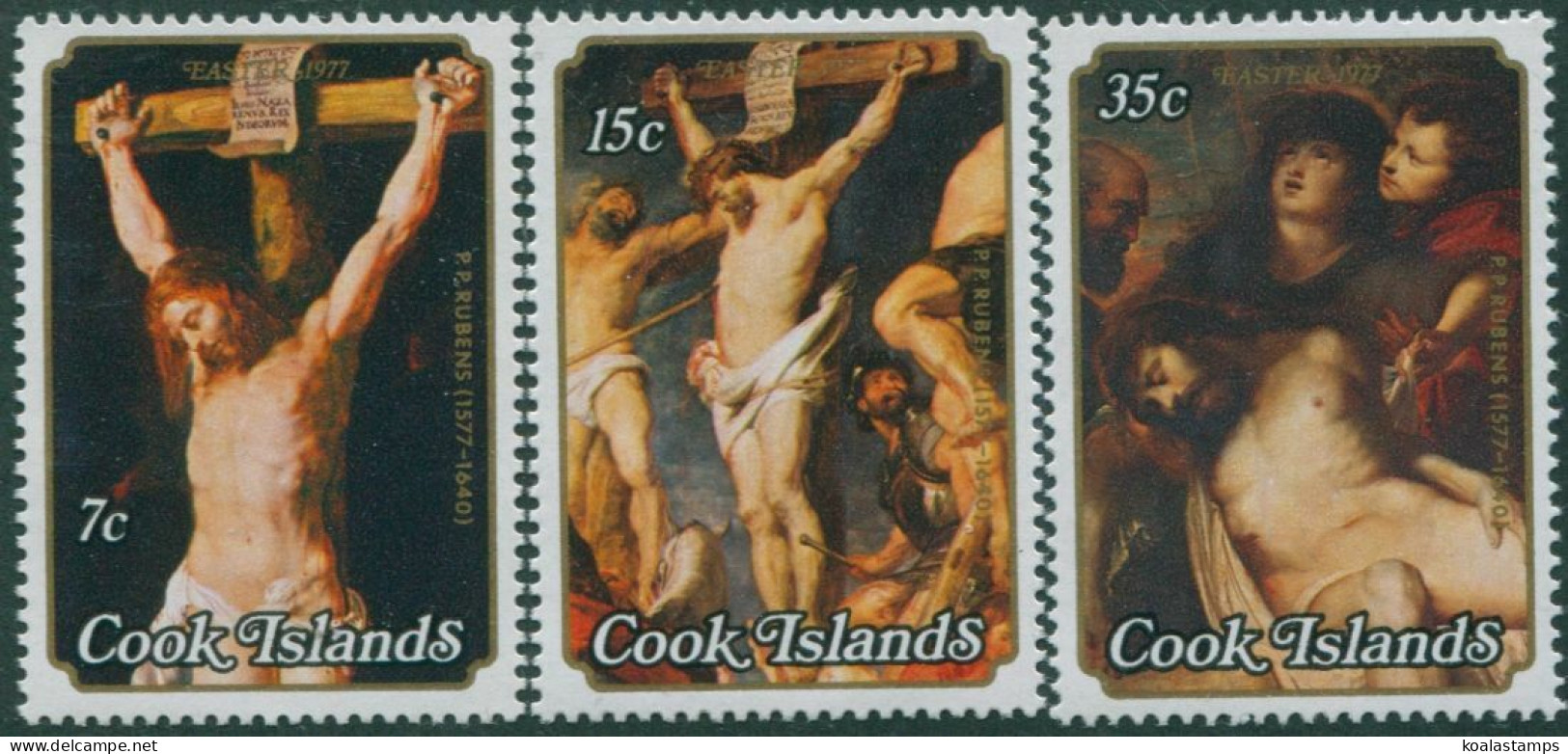 Cook Islands 1977 SG571-573 Easter Set MNH - Cook
