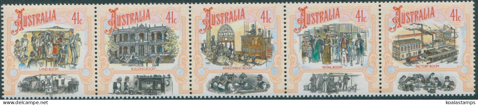 Australia 1990 SG1264-1268 Boomtime Strip MNH - Autres & Non Classés