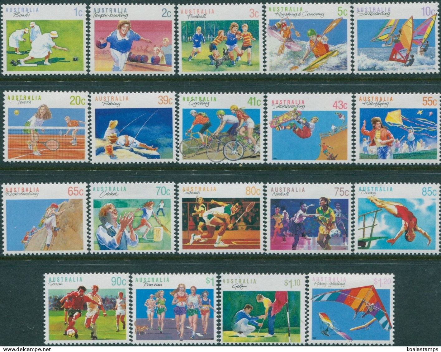 Australia 1989 SG1169-1194 Sports Set MNH - Other & Unclassified