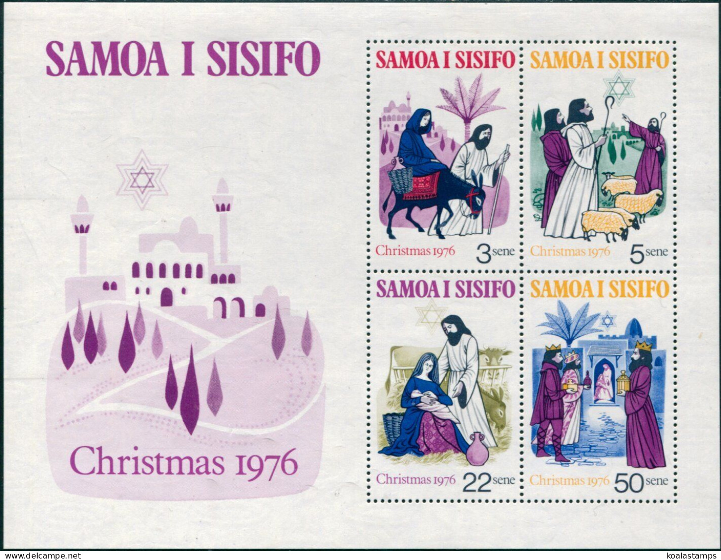 Samoa 1976 SG478 Christmas MS MNH - Samoa