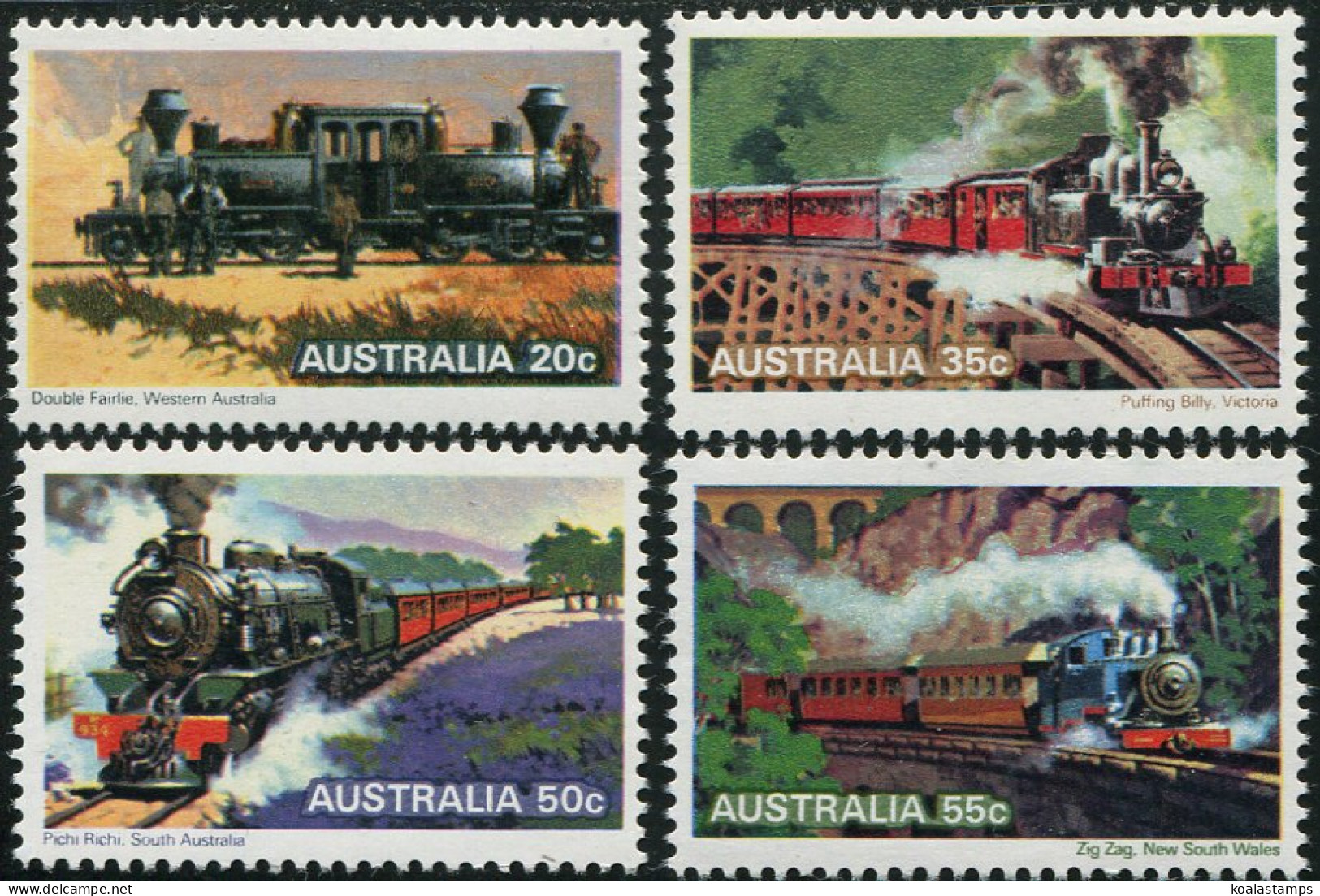 Australia 1979 SG715 Steam Railways Set MNH - Autres & Non Classés