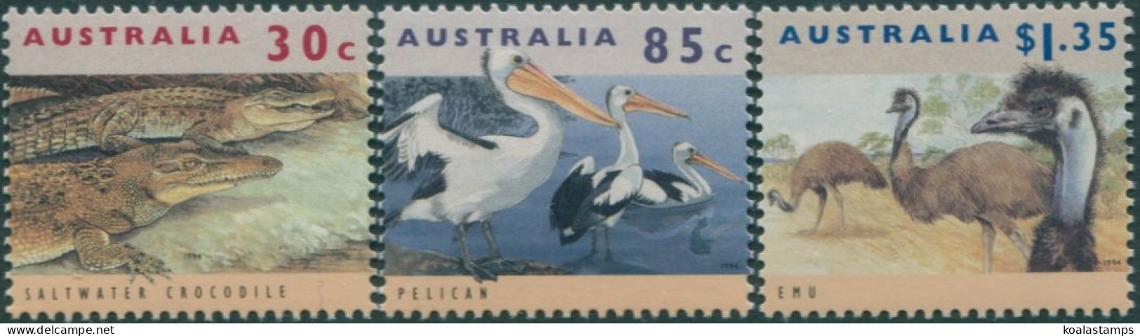 Australia 1994 SG1361-1371 Wildlife 3 Values MNH - Sonstige & Ohne Zuordnung