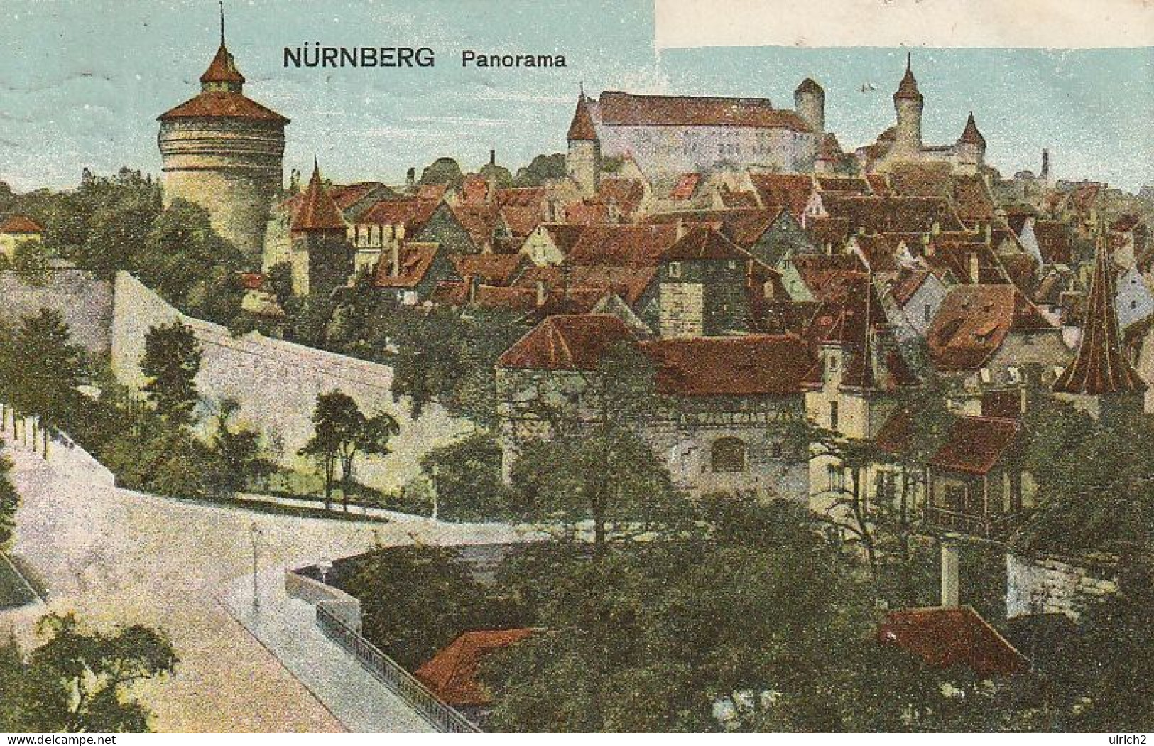 AK Nürnberg - Panorama - 1906 (69489) - Nuernberg