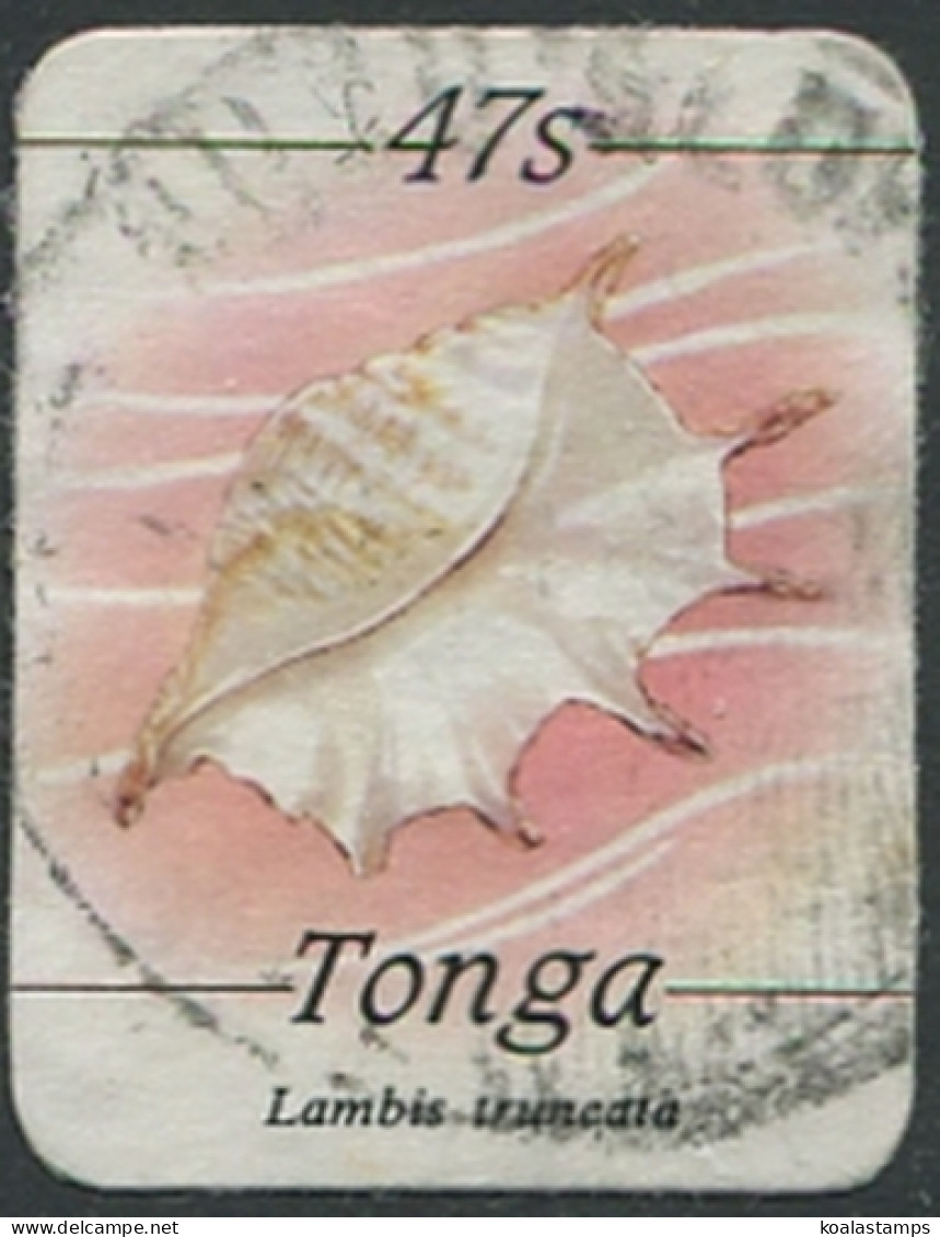 Tonga 1984 SG877 47s Giant Spider Conch FU - Tonga (1970-...)