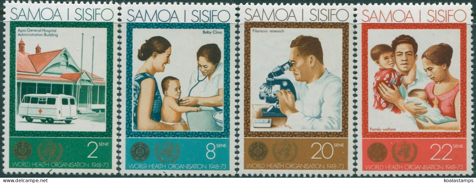 Samoa 1973 SG413-416 WHO Set MNH - Samoa