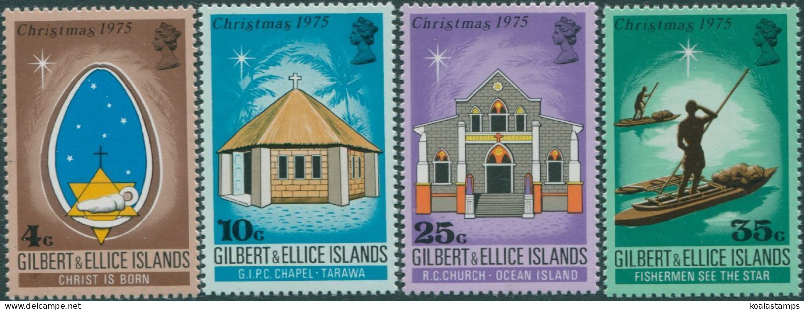 Gilbert & Ellice Islands 1975 SG256-259 Christmas Set MNH - Gilbert & Ellice Islands (...-1979)