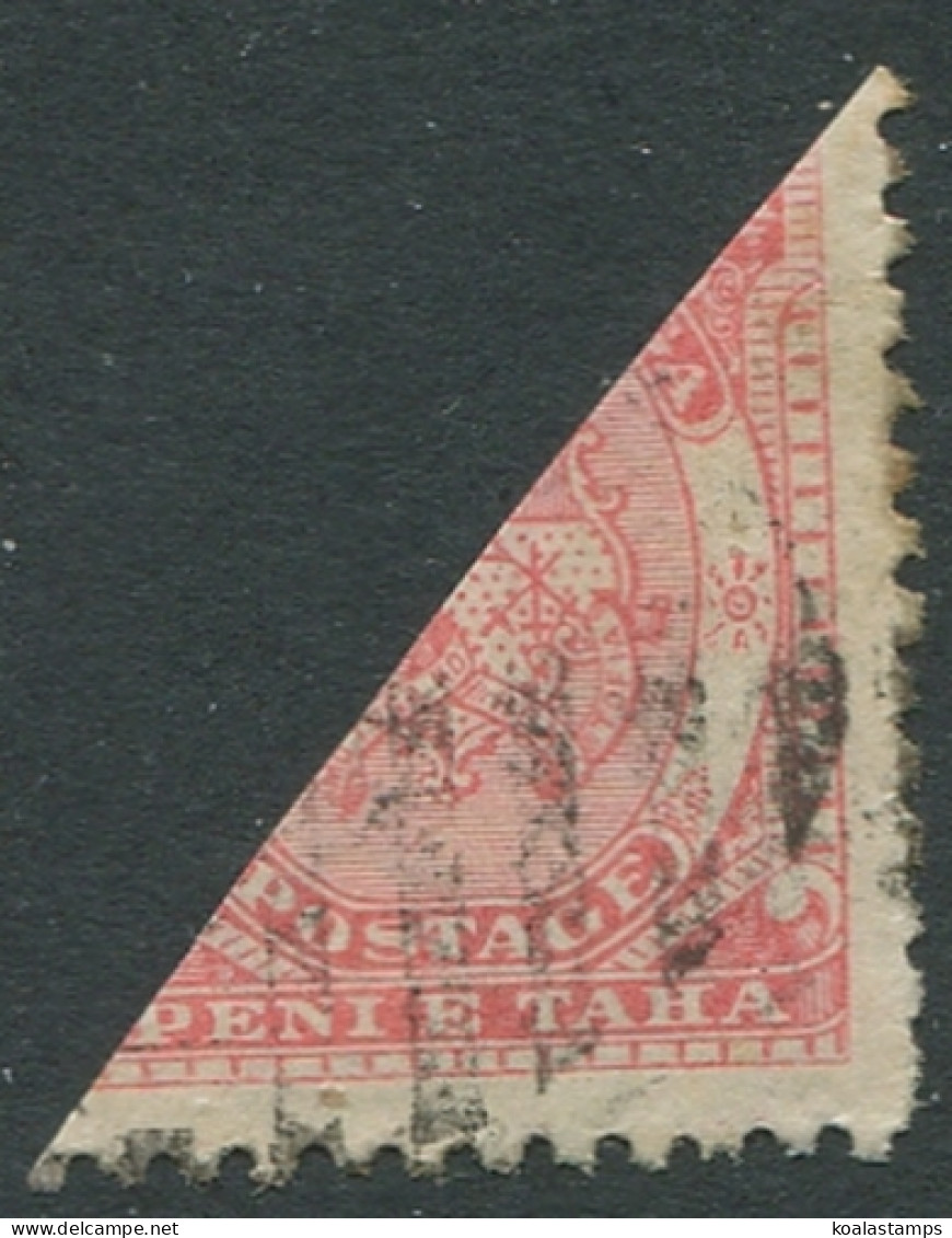 Tonga 1892 SG10 1d Coat Of Arms Bisected Probably Faked 10b FU - Tonga (1970-...)