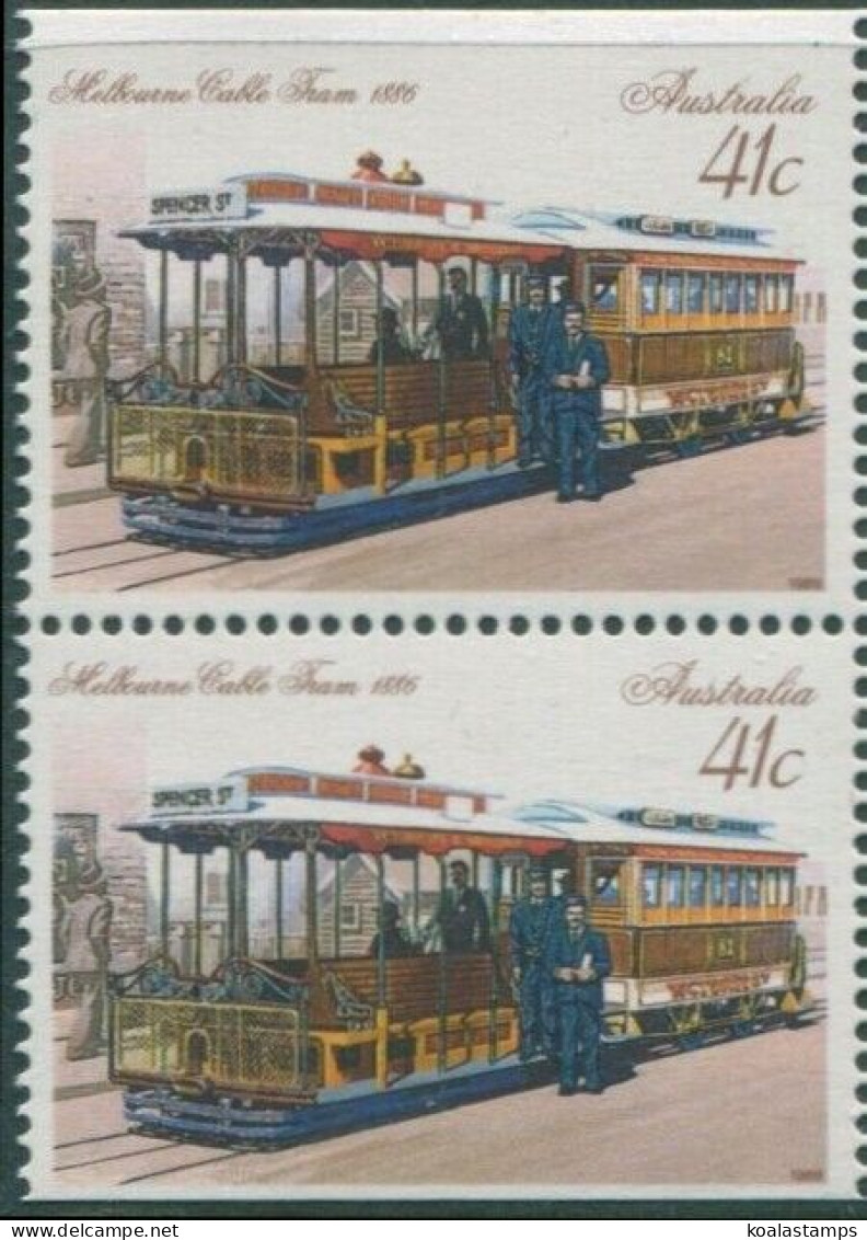 Australia 1989 SG1222 Trams Booklet Pair MNH - Other & Unclassified