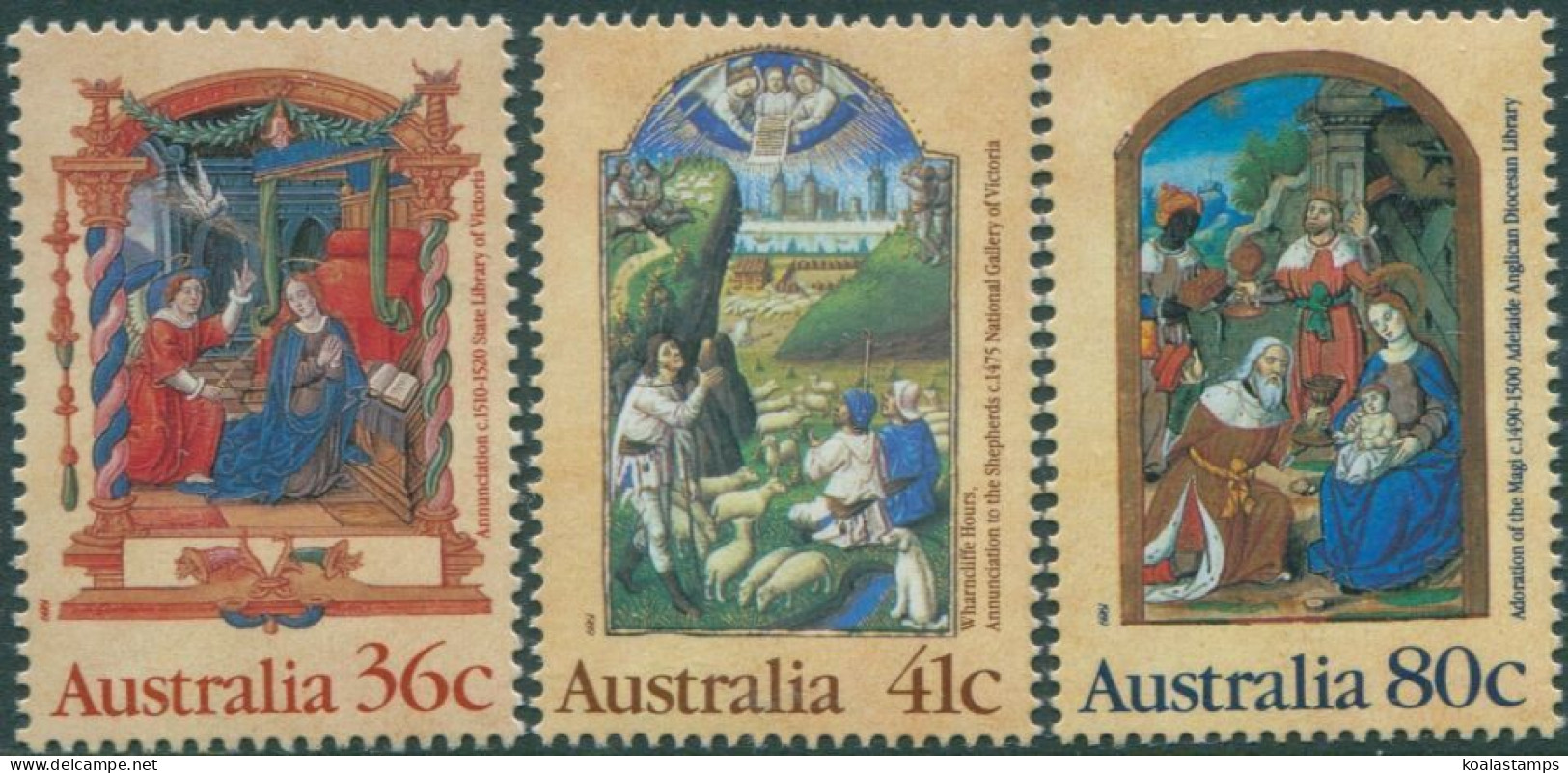 Australia 1989 SG1225-1227 Christmas Set MNH - Other & Unclassified