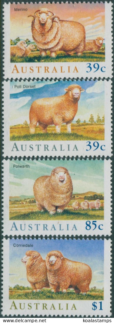 Australia 1989 SG1195-1198 Sheep Set MNH - Andere & Zonder Classificatie