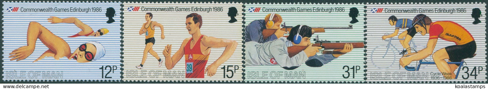 Isle Of Man 1986 SG306-309 Commonwealth Games, Edinburgh Set MNH - Isle Of Man