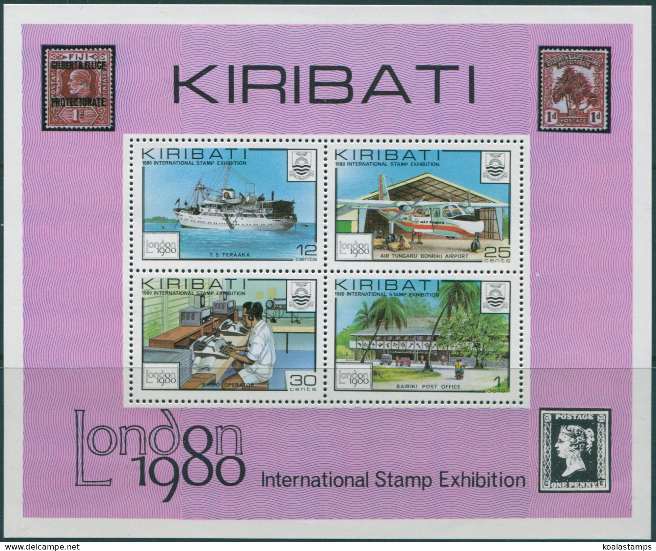 Kiribati 1980 SG116 Stamp Exhibition London MS MNH - Kiribati (1979-...)
