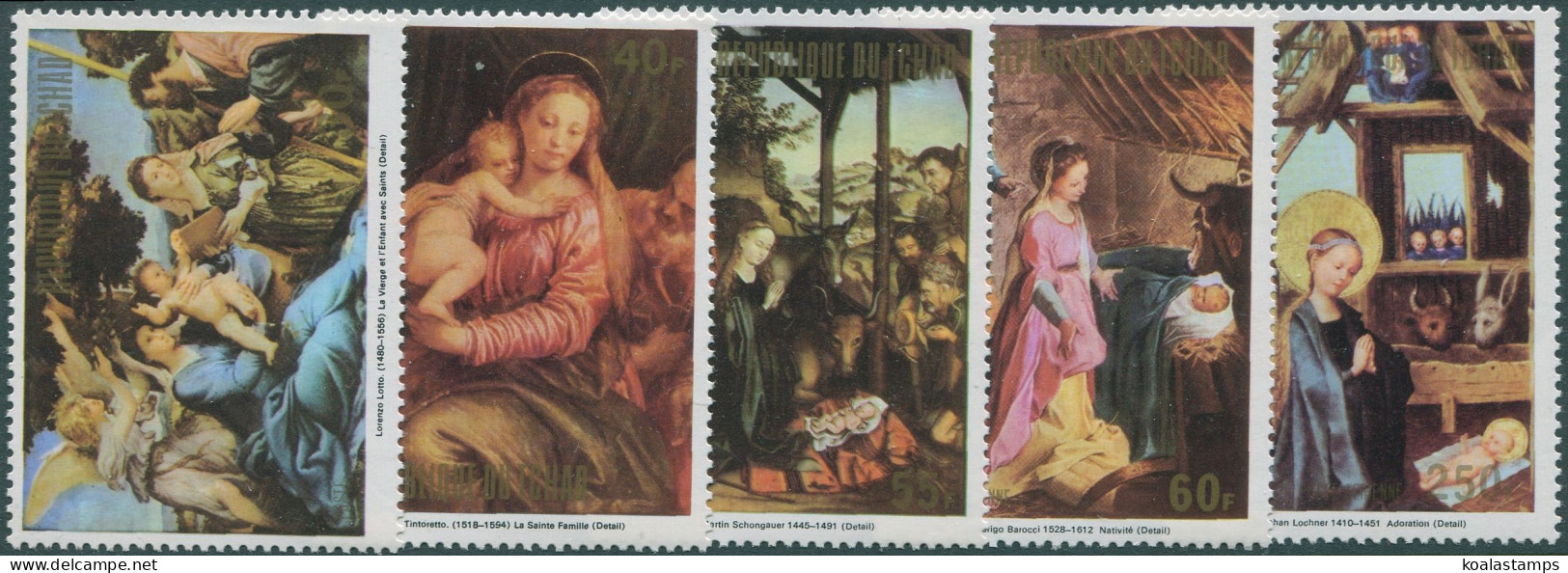 Chad 1975 SG431-434 Christmas Set MNH - Chad (1960-...)