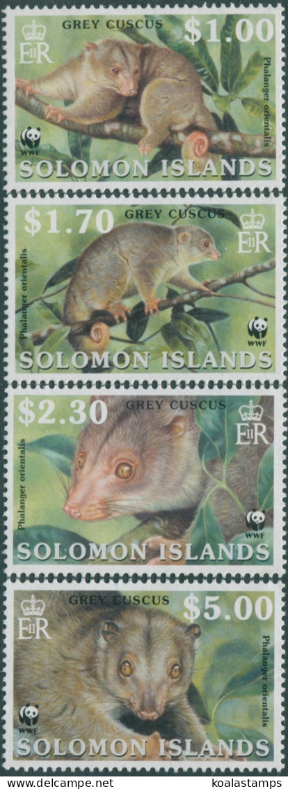 Solomon Islands 2002 SG1003-1006 Endangered Species Set MNH - Solomon Islands (1978-...)