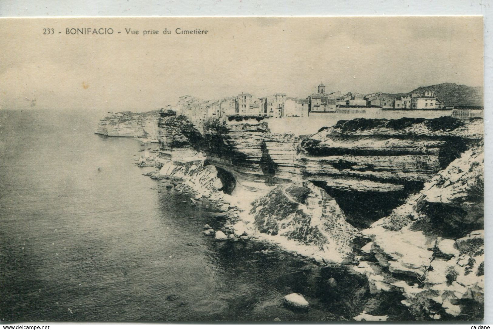 2A-CORSE  -  BONIFACIO. - Vue Prise Du Cimetiere - Other & Unclassified