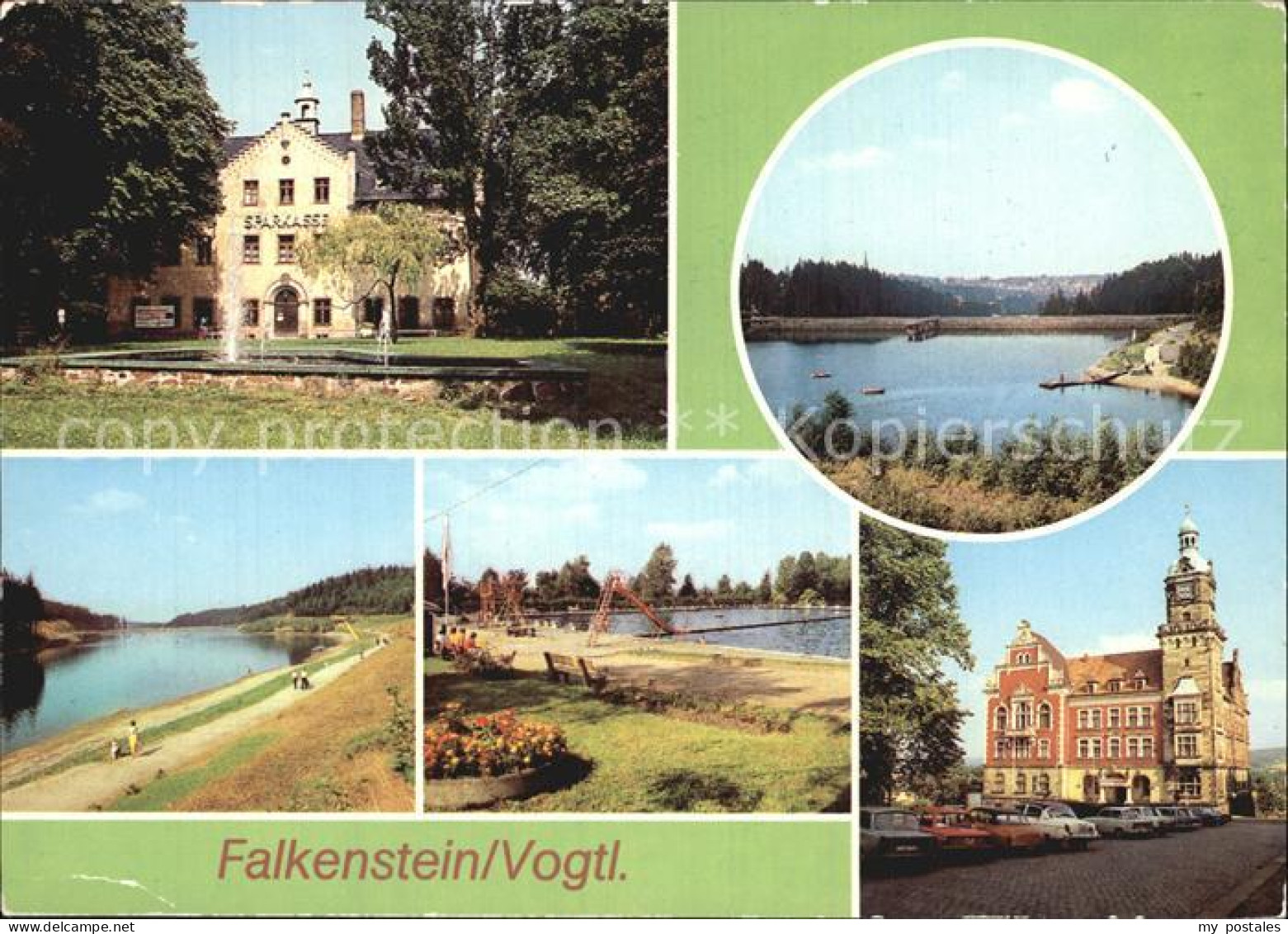 72544709 Falkenstein Vogtland Schloss Talsperre Sperrmauer Rathaus  Falkenstein  - Falkenstein (Vogtland)