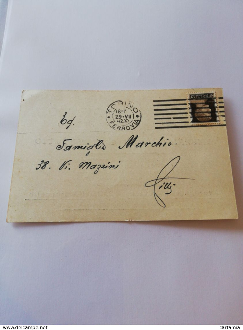 51C) Storia Postale Cartoline, Intero,lettera Di Lutto - Marcofilía