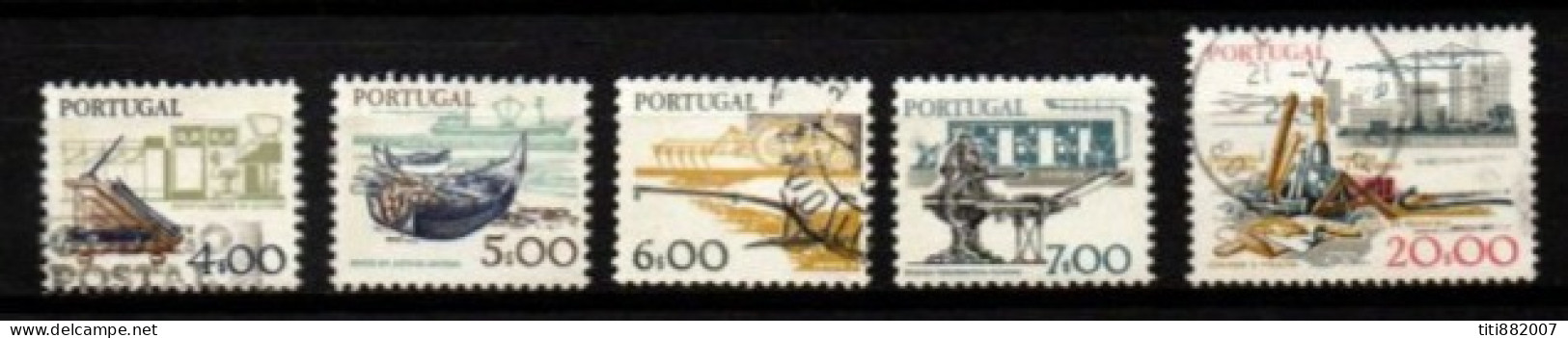 PORTUGAL    -   1978.    Y&T N° 1368 à 1372 Oblitérés.   Série Complète. - Used Stamps