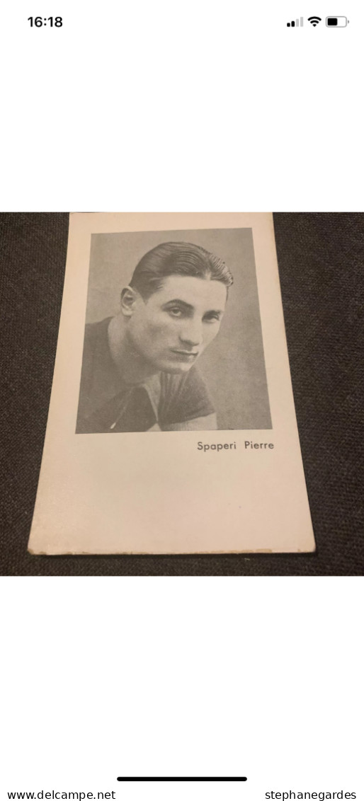 Carte Postale Pierre Spaperi Cyclisme Tour De France 1938 - Cyclisme