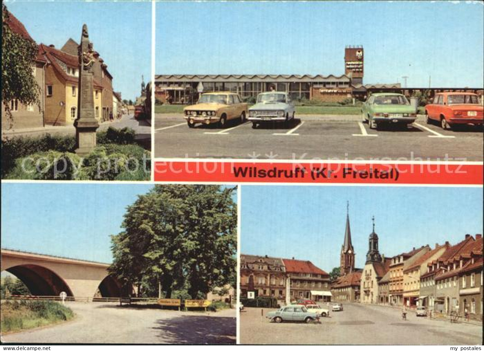 72544545 Wilsdruff Postsaeule Autobahn Raststaette Bruecke Markt Wilsdruff - Herzogswalde