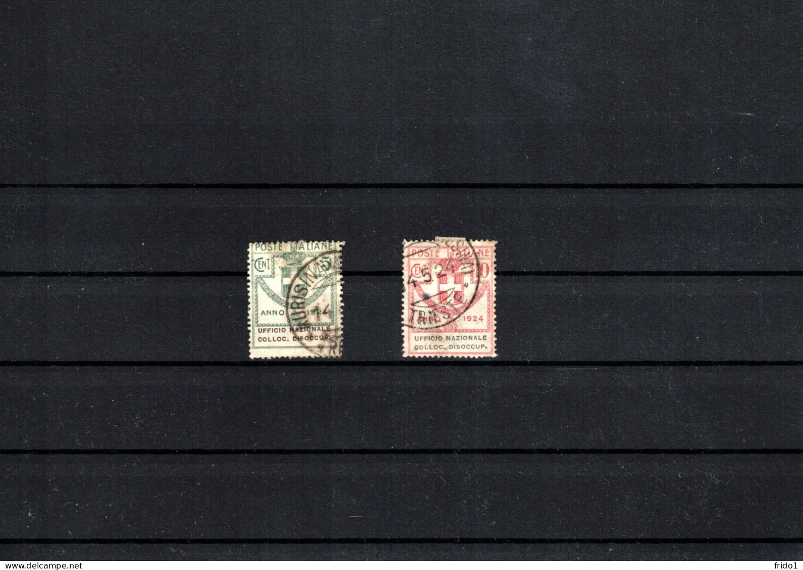 Italy / Italia 1924 Semi-State Stamps - Ufficio Nazionale Colloc. Dissocup. Fine Used - Used