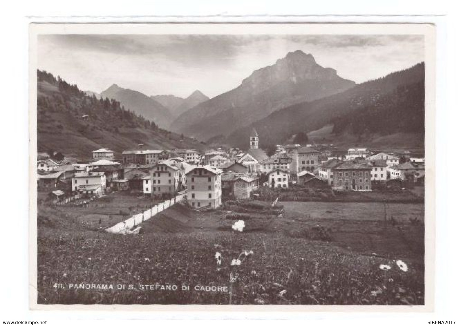 SAN STEFANO DI CADORE - PANORAMA - BELLUNO - VIAGGIATA - Belluno