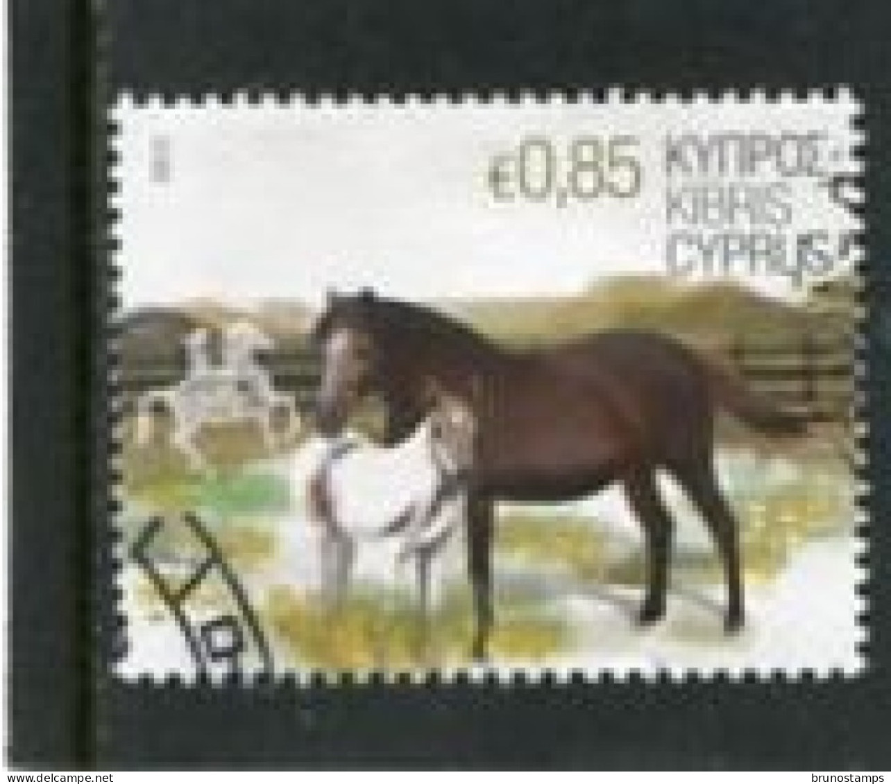 CYPRUS - 2012  85c  HORSES  FINE USED - Used Stamps