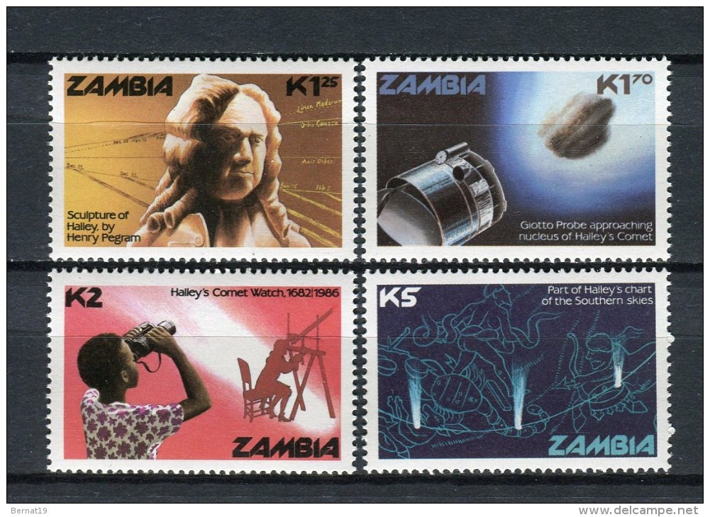 Zambia 1986. Yverrt 349-52 ** MNH. - Zambia (1965-...)