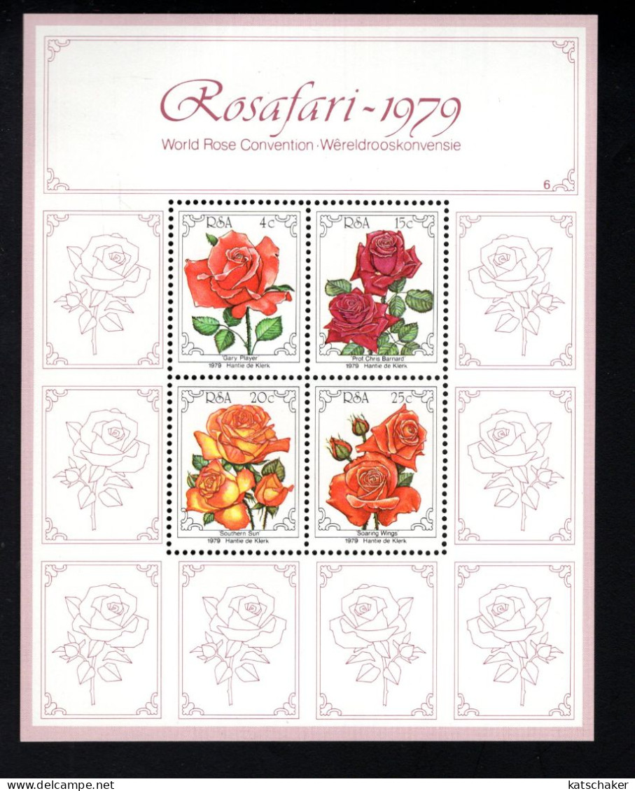 2031894821 1980 SCOTT 528A (XX)  POSTFRIS MINT NEVER HINGED - ROSAFARI 1979 4TH WORLD ROSE CONVENTION PRETORIA - Unused Stamps