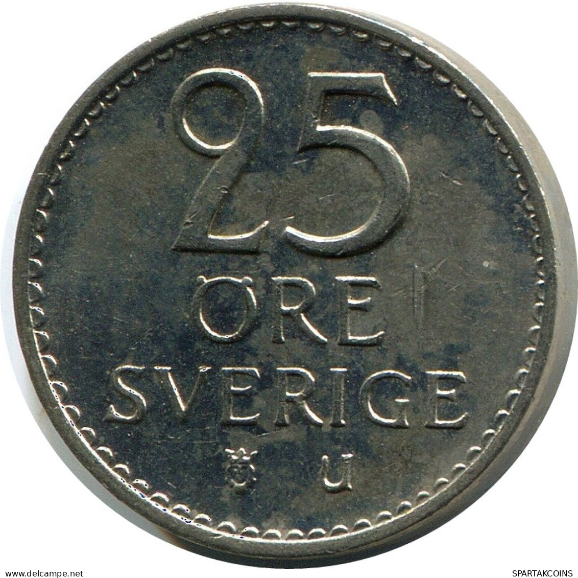 25 ORE 1973 SWEDEN Coin #AZ372.U.A - Sweden