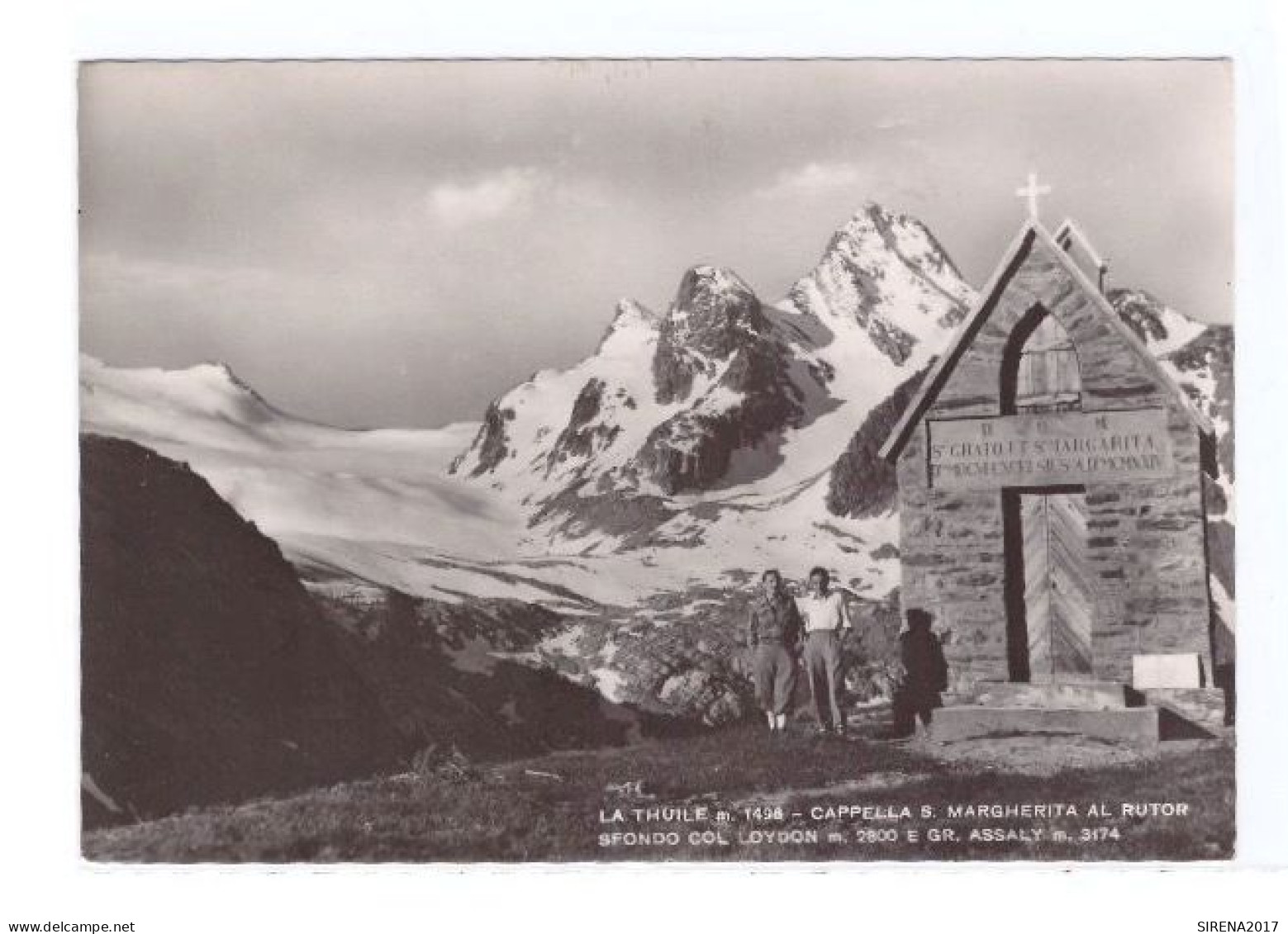 LA THUILE - CAPPELLA SANTA MARGHERITA AL RUTOR - AOSTA - VIAGGIATA - Aosta