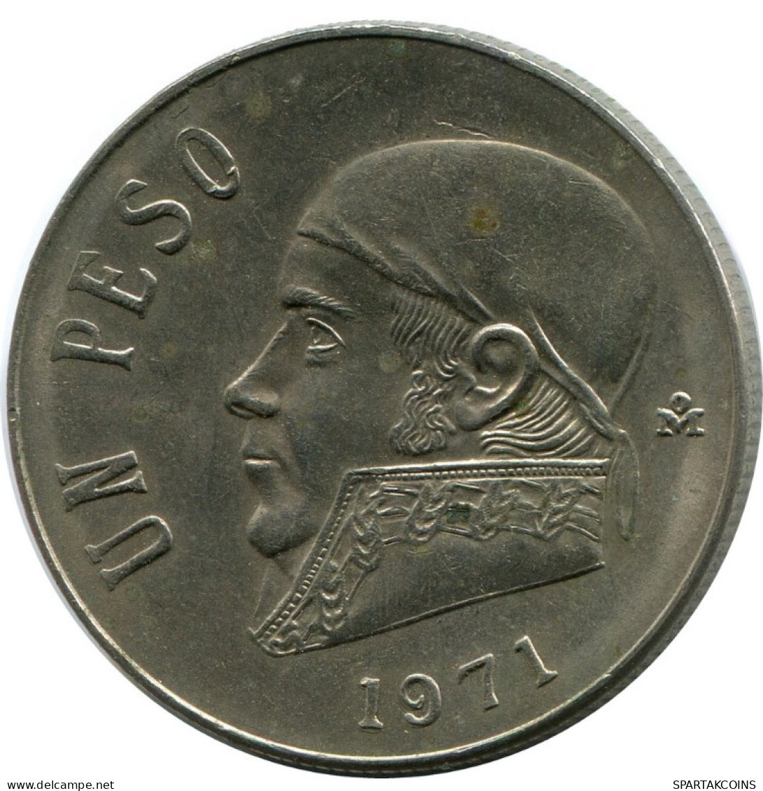1 PESO 1971 MEXICO Coin #AH544.5.U.A - Mexiko