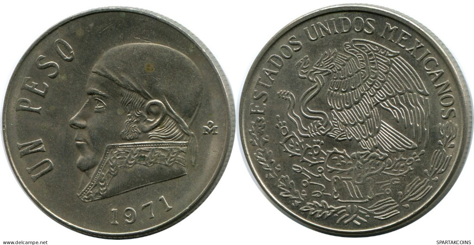 1 PESO 1971 MEXICO Coin #AH544.5.U.A - Mexique