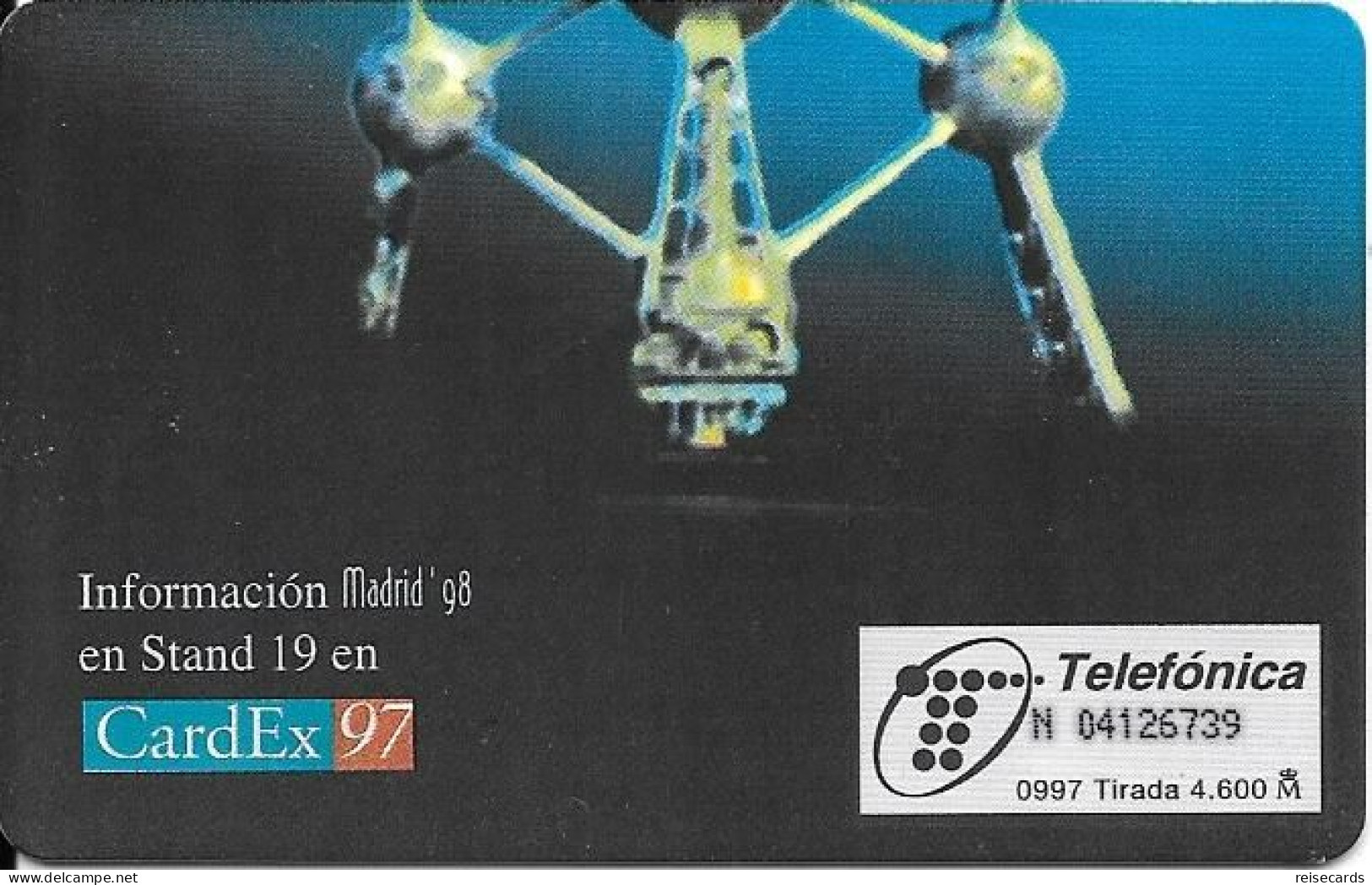 Spain: Telefonica - 1997 Exposiciõn Madrid 97, Cardex 97 - Privatausgaben