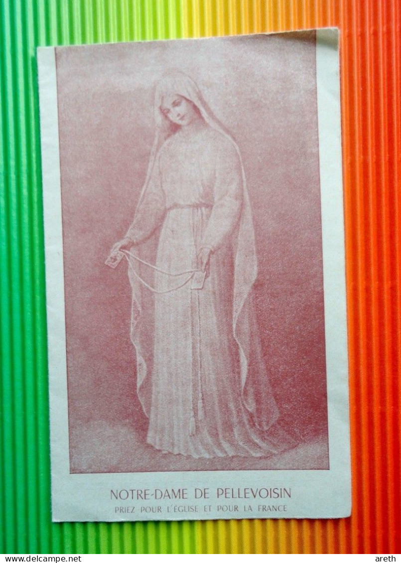 Image Pieuse  Dépliante 4 Volets  - Notre Dame De Pellevoisin - Prières - Cœur Sacré De Jésus - Images Religieuses