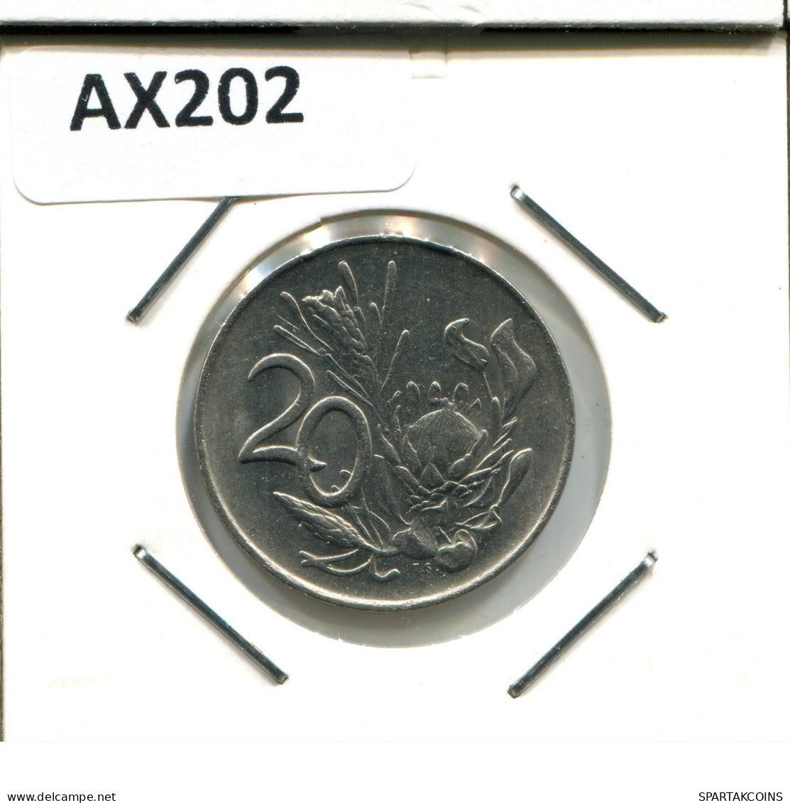 20 CENTS 1987 AFRIQUE DU SUD SOUTH AFRICA Pièce #AX202.F.A - South Africa