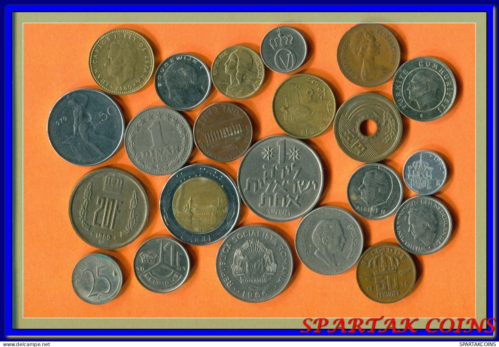 Collection WORLD Coin Mixed Lot Different COUNTRIES And REGIONS #L10025.2.U.A - Other & Unclassified