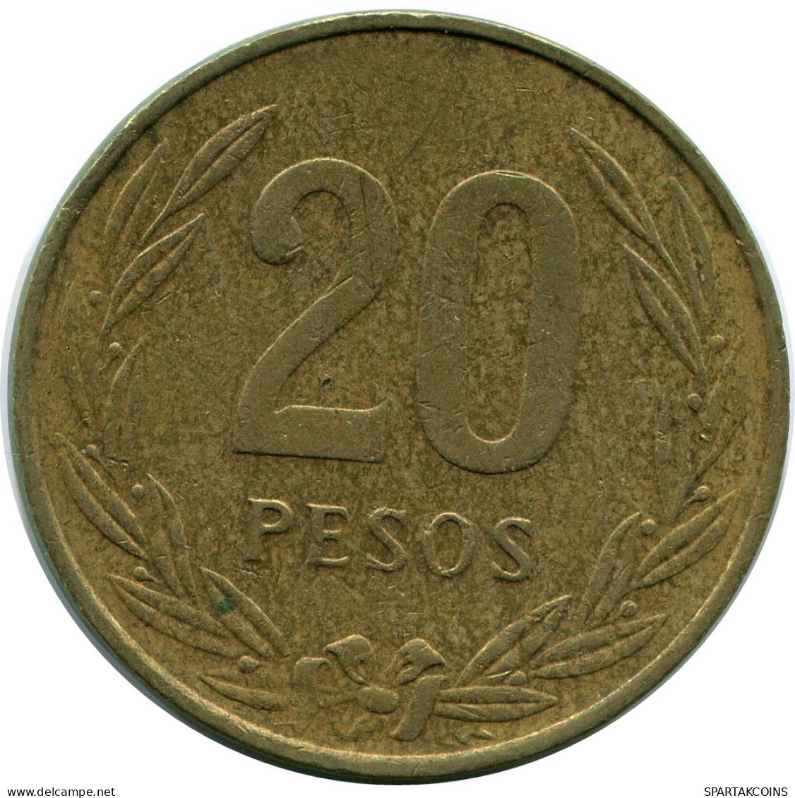 20 PESOS 1985 KOLUMBIEN COLOMBIA Münze #AR918.D.A - Colombie
