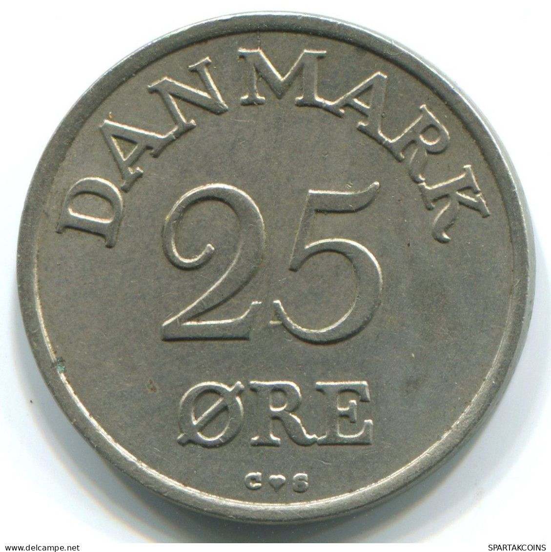 25 ORE 1956 DENMARK Coin #WW1024.U.A - Danimarca