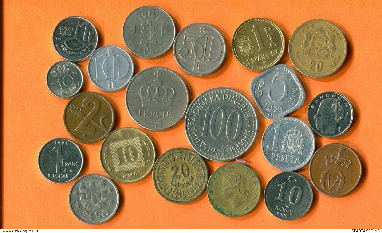 Collection MUNDO Moneda Lote Mixto Diferentes PAÍSES Y REGIONES #L10073.2.E.A - Autres & Non Classés