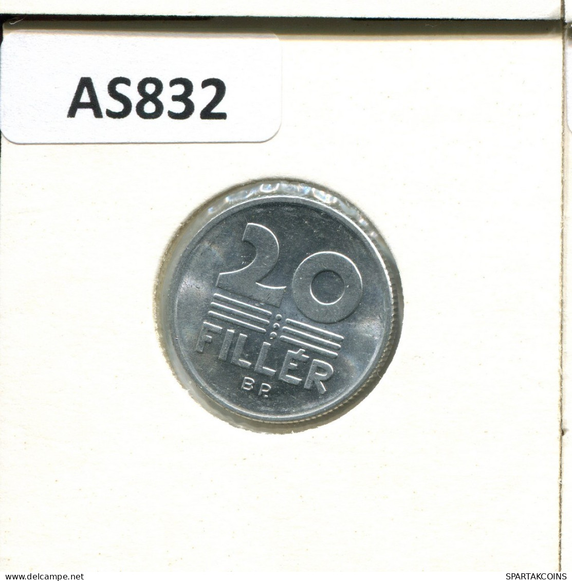 20 FILLER 1987 HONGRIE HUNGARY Pièce #AS832.F.A - Hongrie