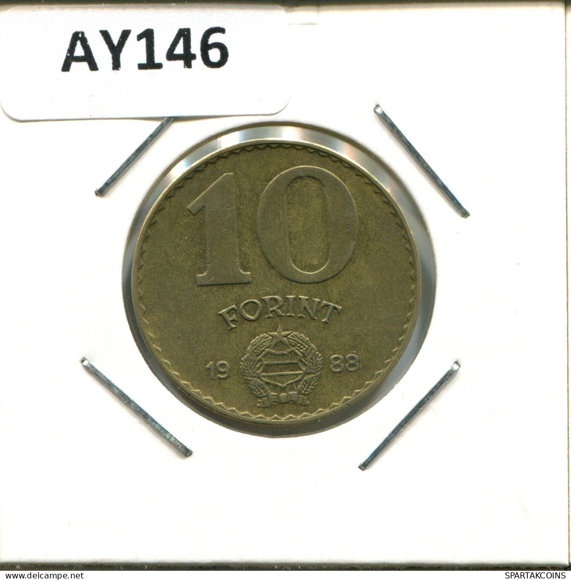 10 FORINT 1988 HUNGARY Coin #AY146.2.U.A - Ungarn