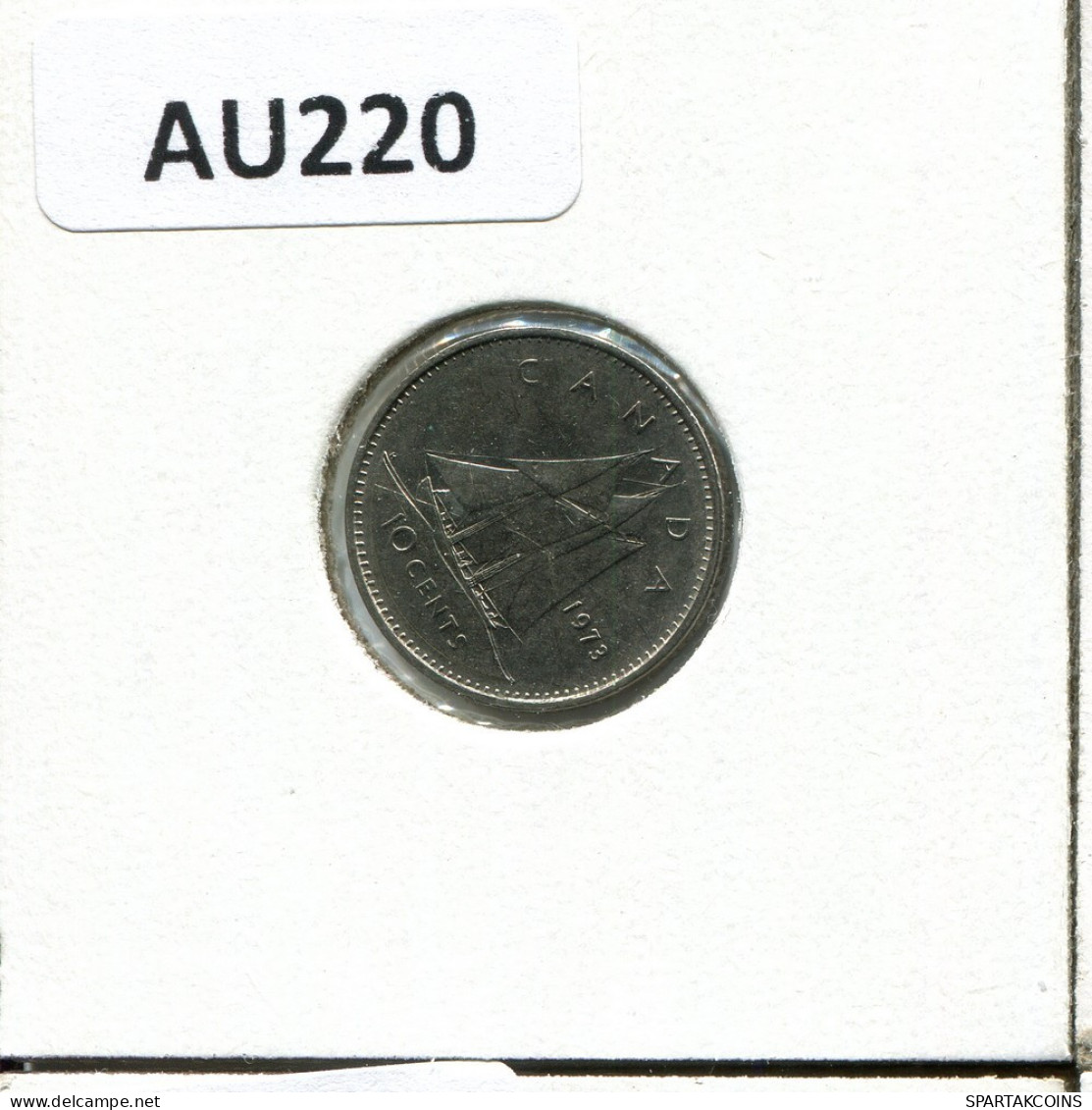 10 CENT 1973 KANADA CANADA Münze #AU220.D.A - Canada